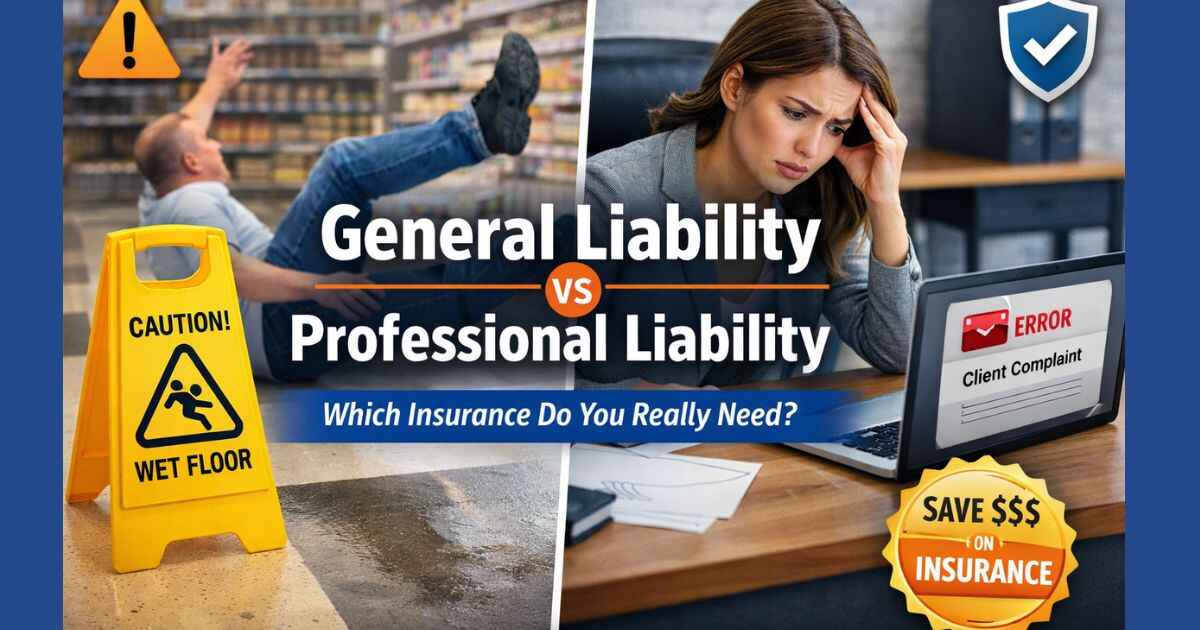 General Liability vs Professional Liability Insurance