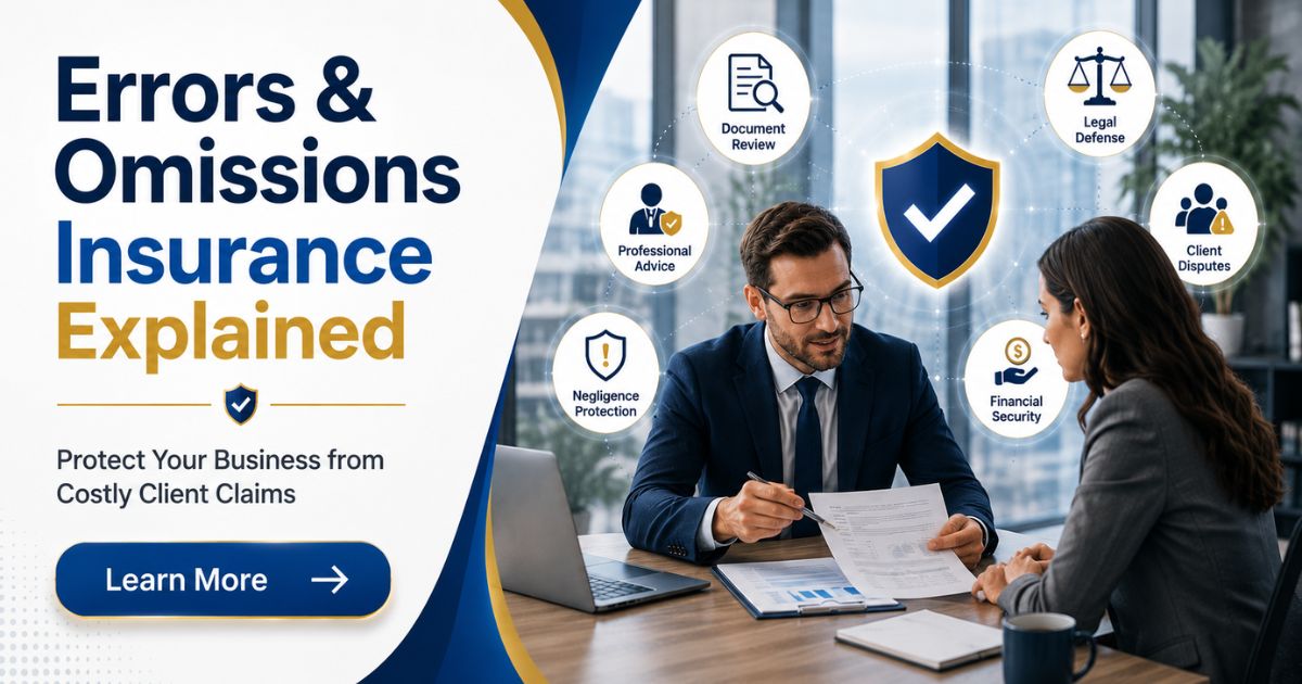 Errors & Omissions Insurance Explained